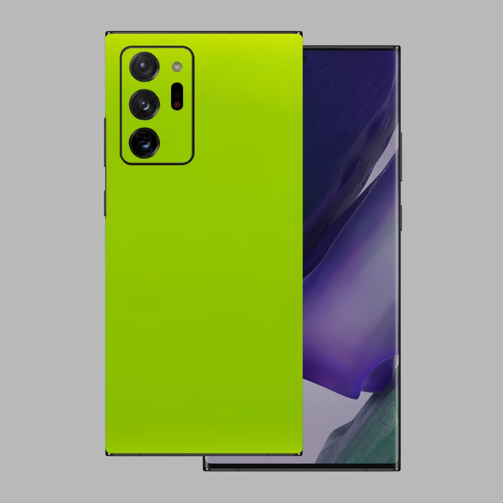 Samsung Galaxy Note 20 Ultra - Fényes metál lime hátlap fólia