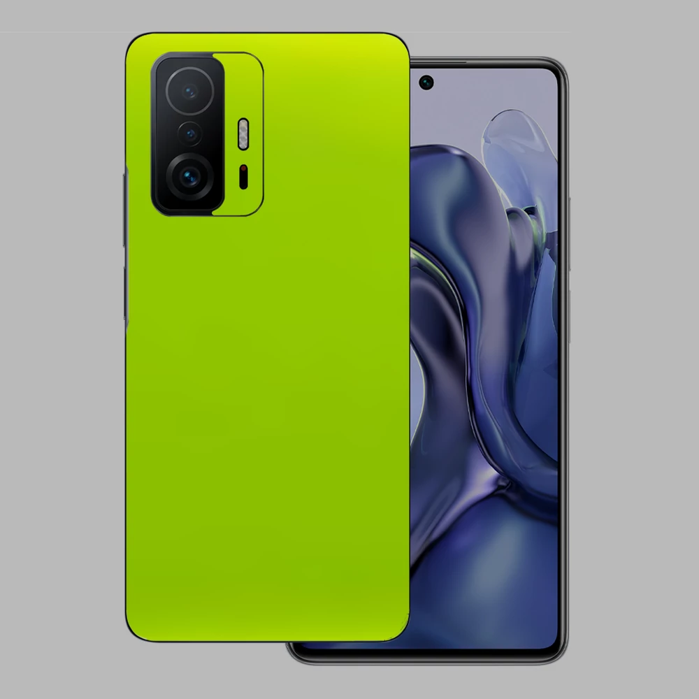 Xiaomi 11T - Fényes metál lime hátlap fólia