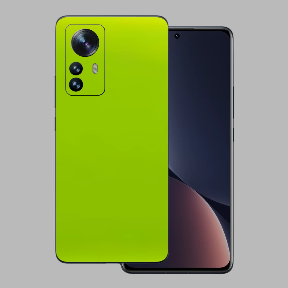 Xiaomi 12 Pro - Fényes metál lime hátlap fólia