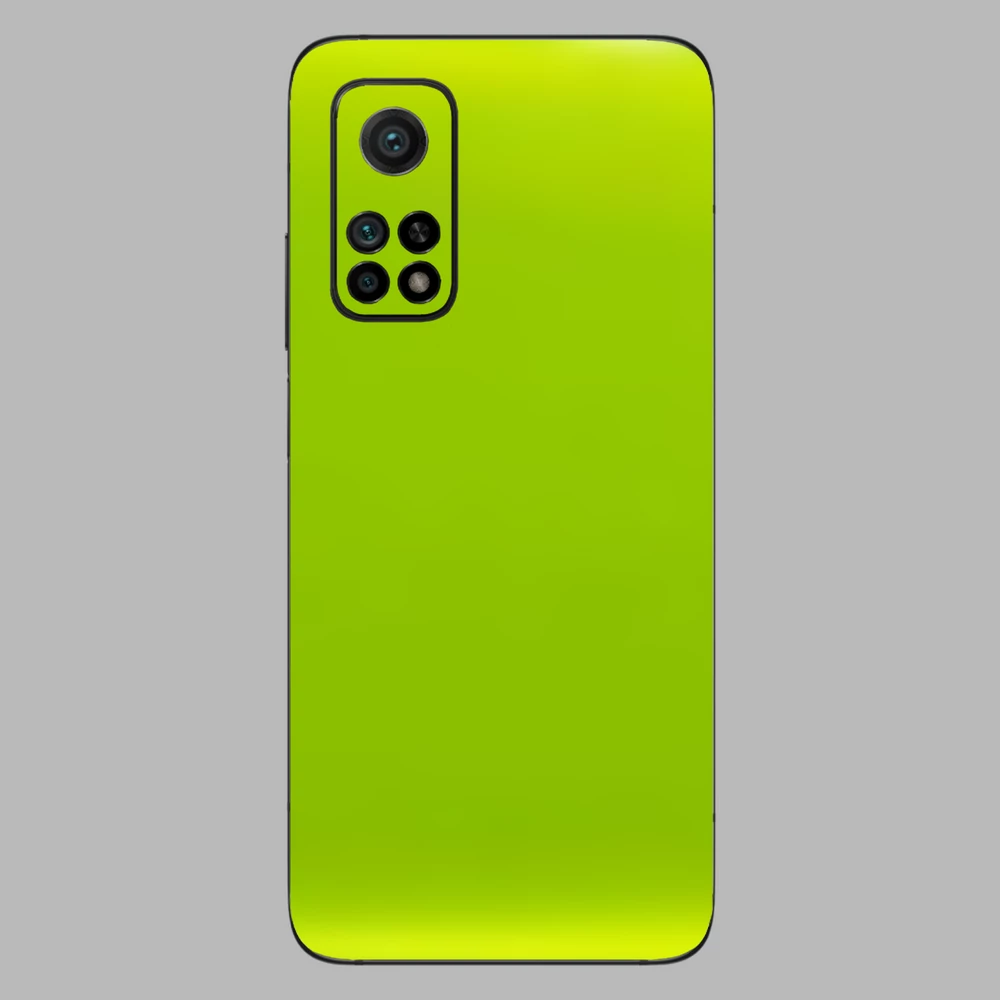 Xiaomi Mi 10T Pro - Fényes metál lime hátlap fólia