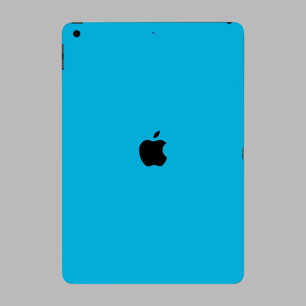iPad 10.2" ( 2021, gen 9 ) - Fényes metál világoskék hátlap fólia