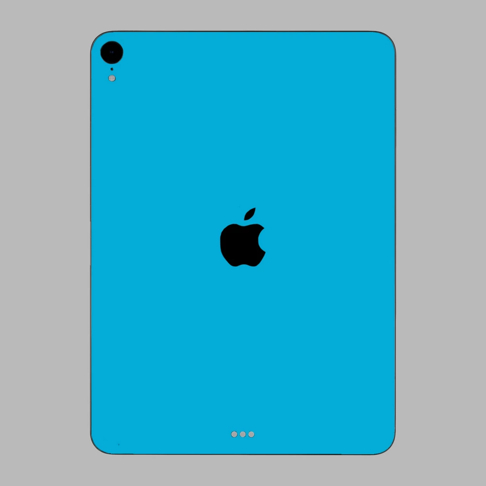 iPad Pro 11" ( 2018 - 2019, gen 1 ) - Fényes metál világoskék hátlap fólia