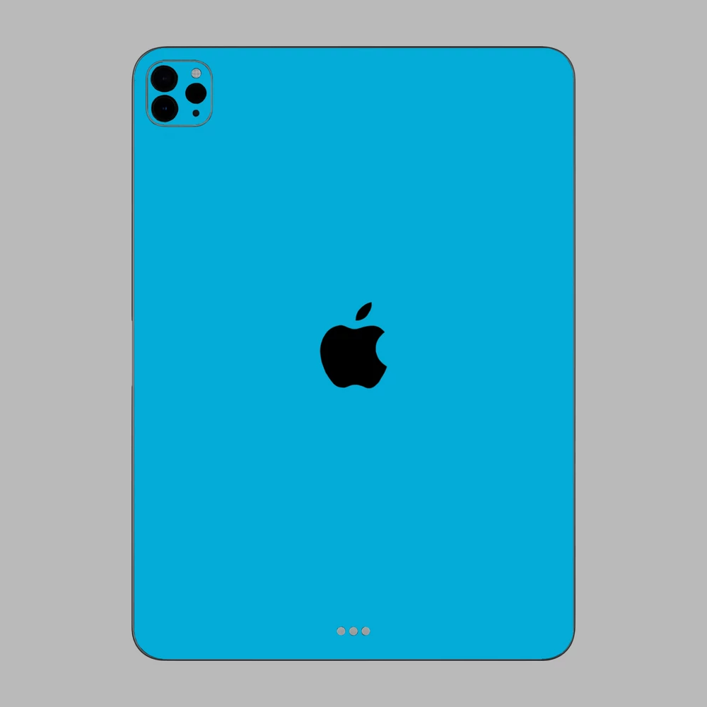 iPad Pro 11" ( 2021, gen 3 ) - Fényes metál világoskék hátlap fólia