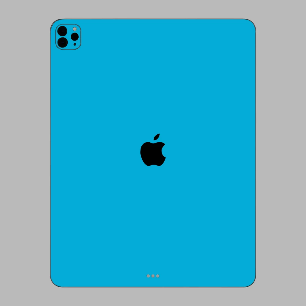 iPad Pro 12.9" ( 2020, gen 4 ) - Fényes metál világoskék hátlap fólia