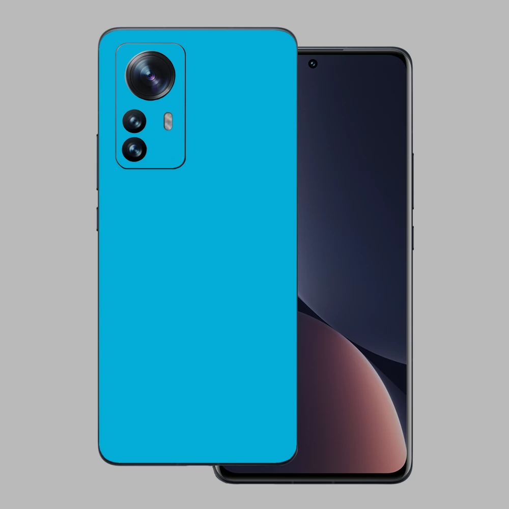 Xiaomi 12 Pro - Fényes metál világoskék hátlap fólia