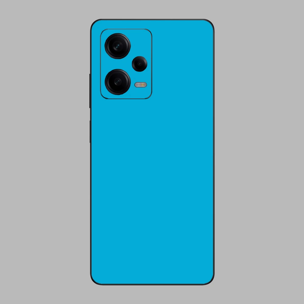 Xiaomi Redmi Note 12 Pro 5G - Fényes metál világoskék hátlap fólia