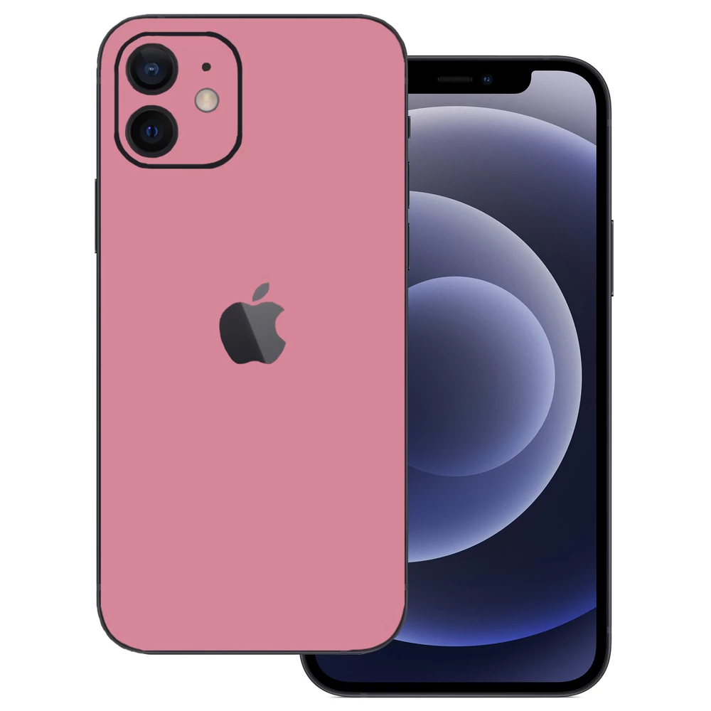 iPhone 12 Mini - Fényes pink hátlap fólia