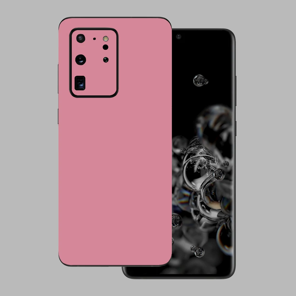 Samsung Galaxy S20 Ultra - Fényes pink hátlap fólia