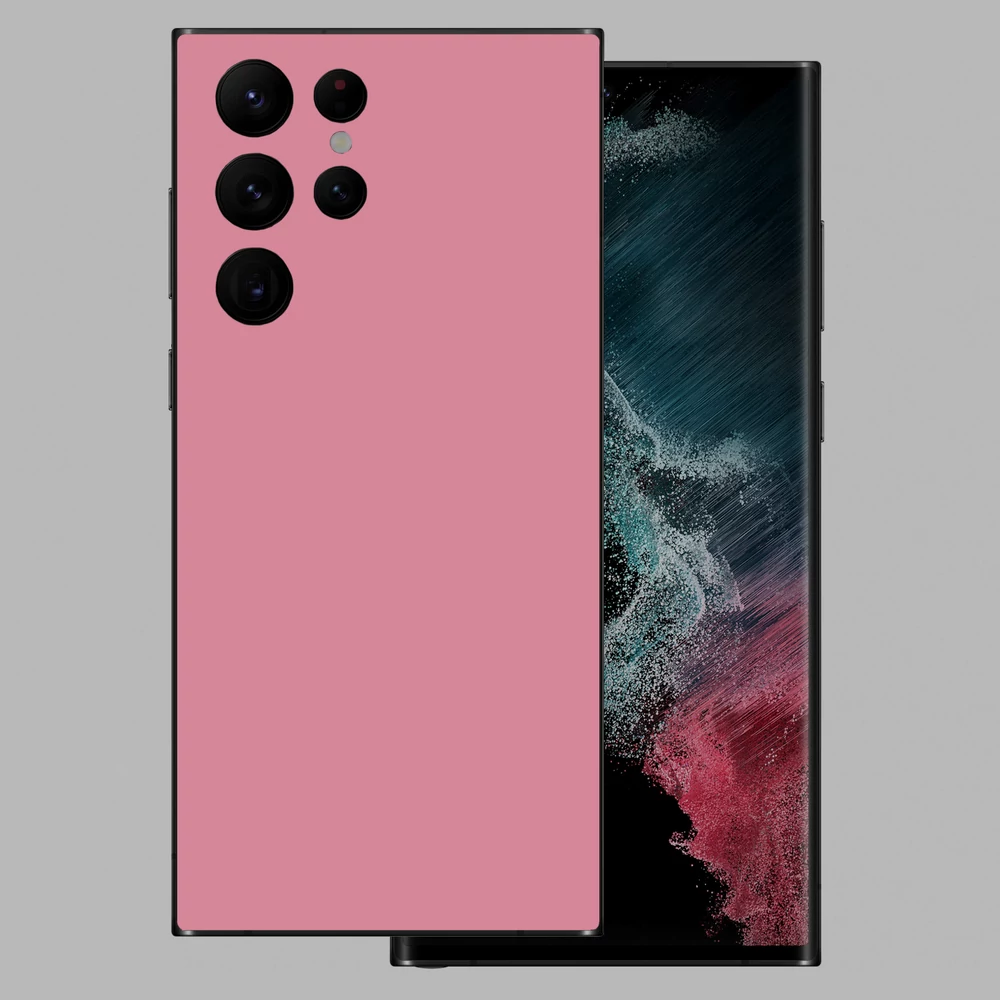 Samsung Galaxy S22 Ultra - Fényes pink hátlap fólia
