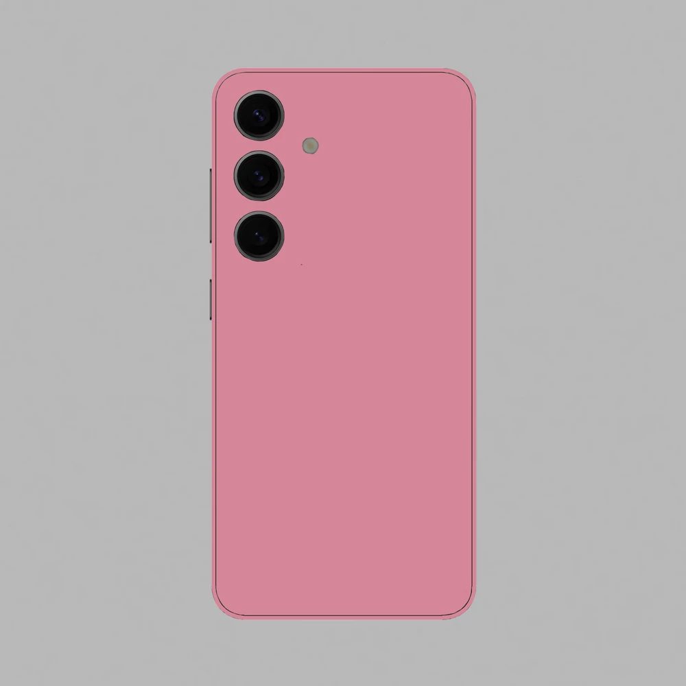 Samsung Galaxy S24 Plus - Fényes pink hátlap fólia