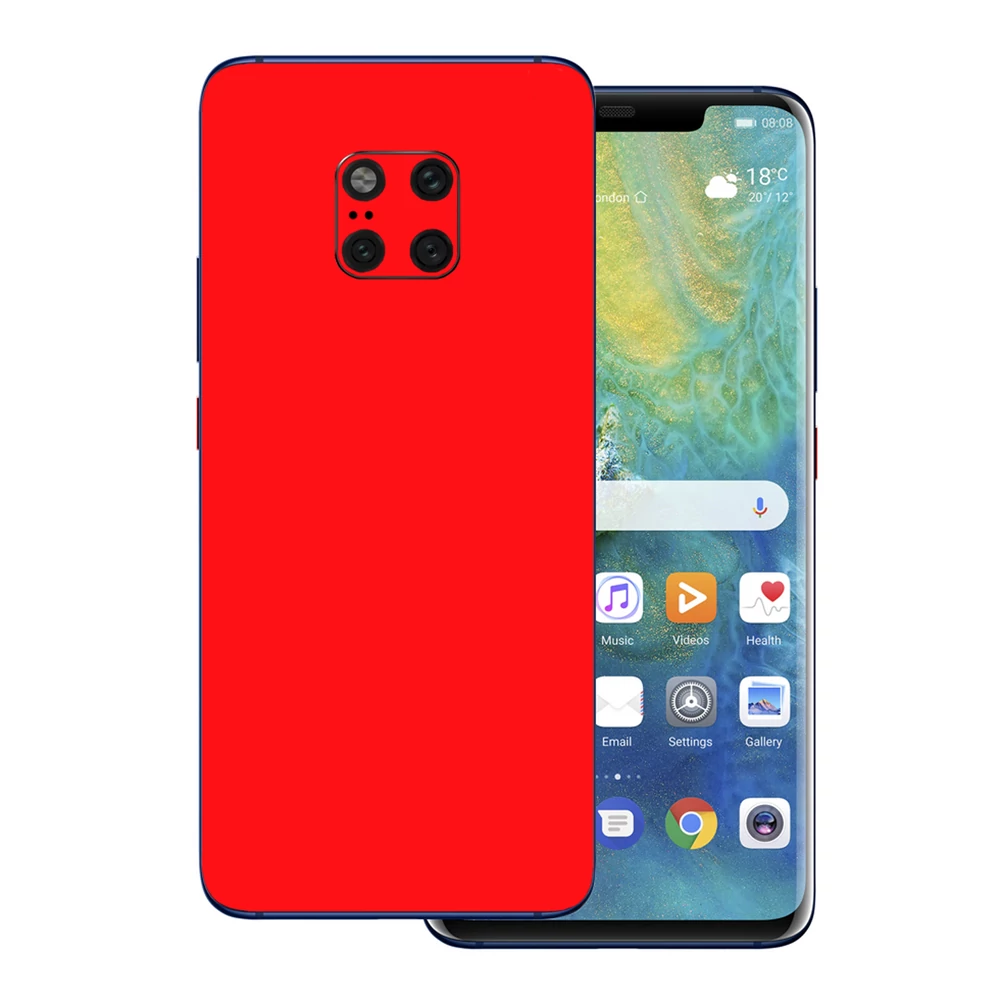 Huawei Mate 20 Pro - Fényes piros hátlap fólia