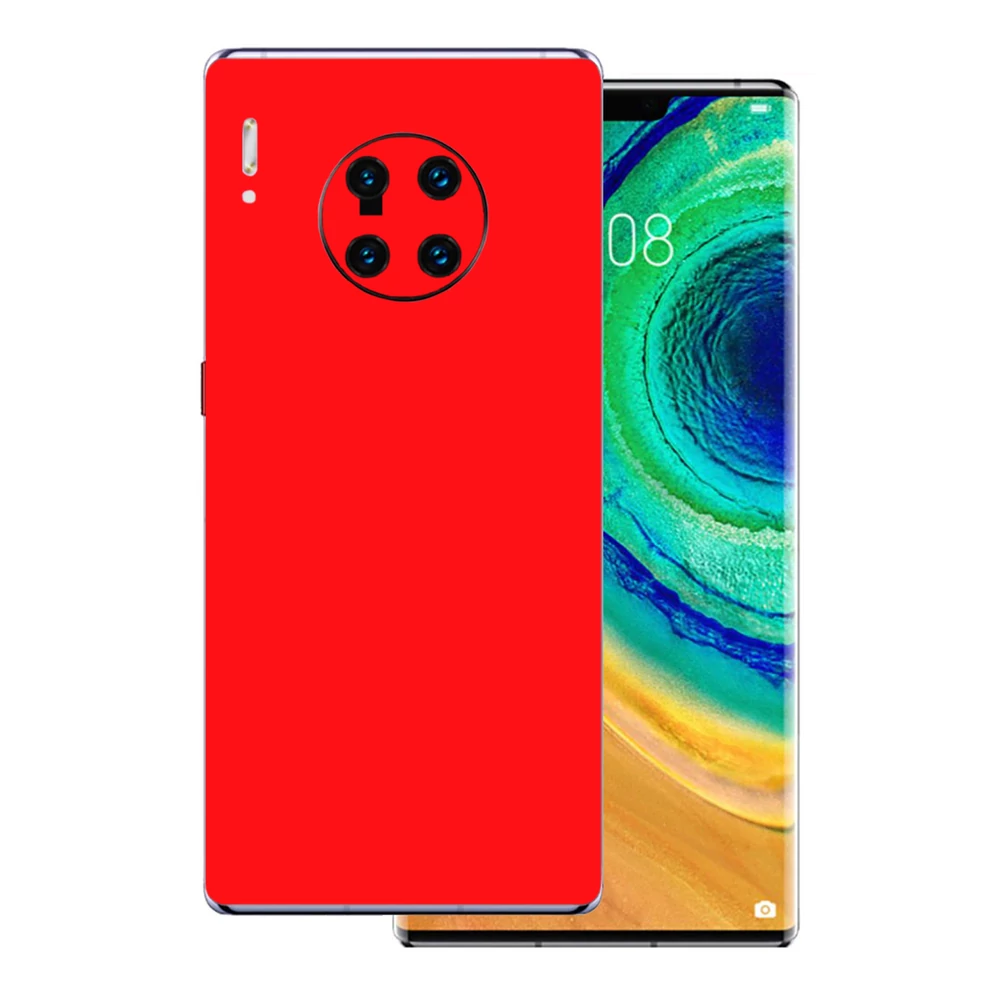 Huawei Mate 30 Pro - Fényes piros hátlap fólia