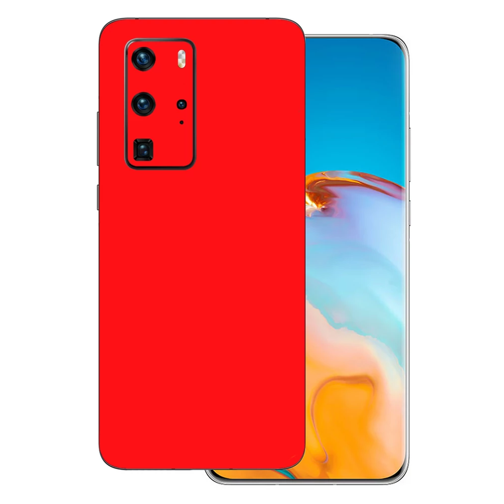 Huawei P40 Pro - Fényes piros hátlap fólia