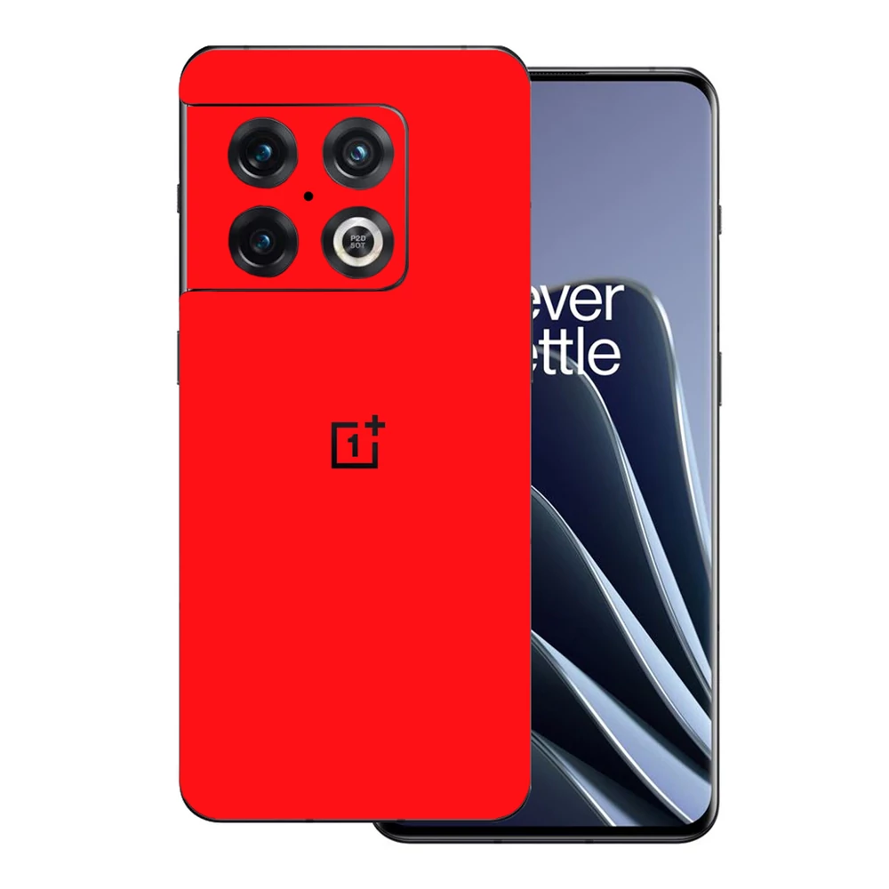 OnePlus 10 Pro - Fényes piros hátlap fólia