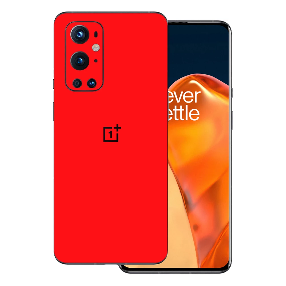 OnePlus 9 Pro - Fényes piros hátlap fólia