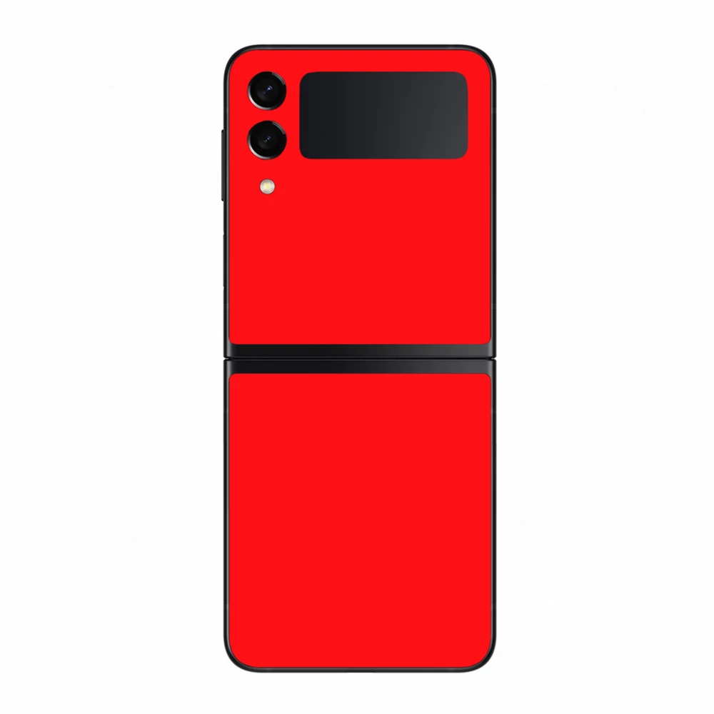 Samsung Galaxy Z Flip 3 - Fényes piros hátlap fólia