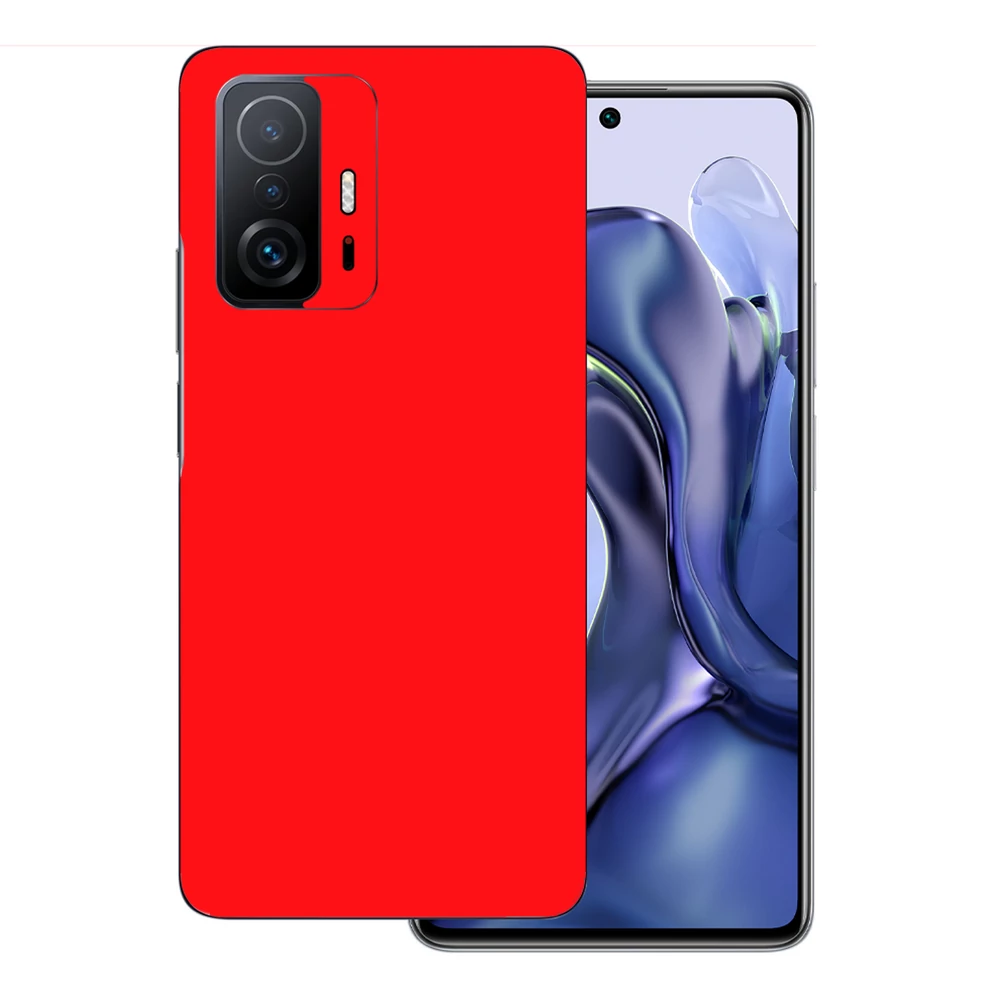Xiaomi 11T - Fényes piros hátlap fólia