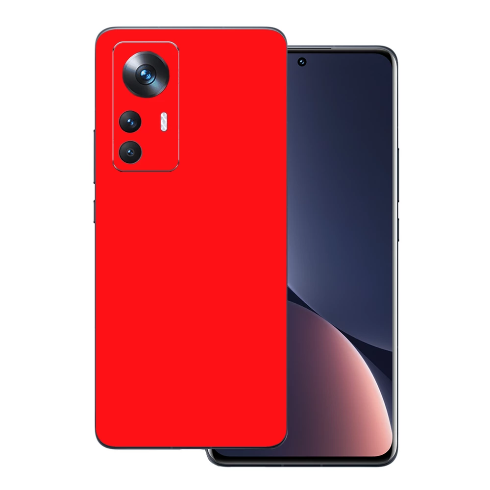 Xiaomi 12 Lite - Fényes piros hátlap fólia