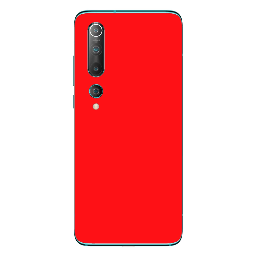 Xiaomi Mi 10 - Fényes piros hátlap fólia