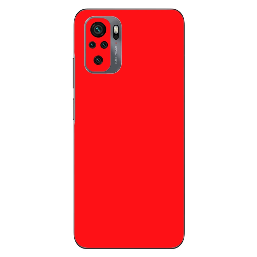 Xiaomi Redmi Note 10 - Fényes piros hátlap fólia