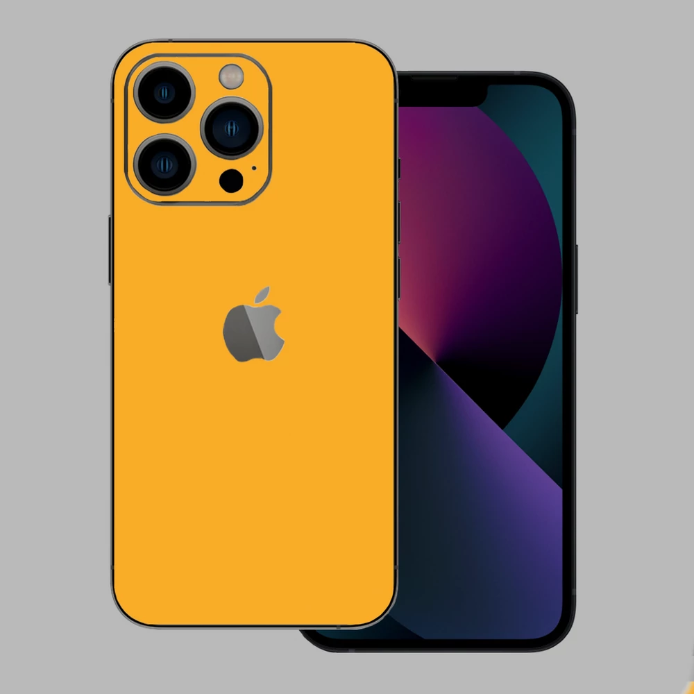 iPhone 13 Pro - Fényes sárga hátlap fólia