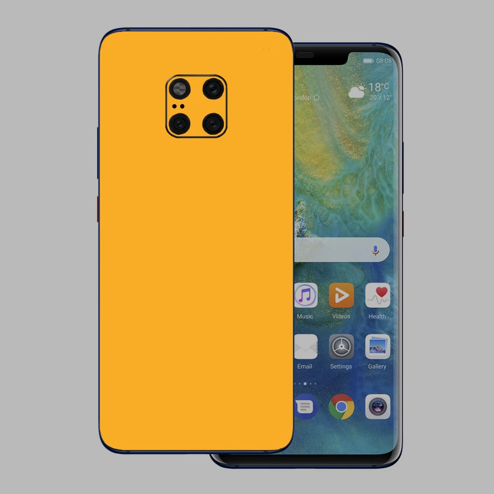 Huawei Mate 20 Pro - Fényes sárga hátlap fólia