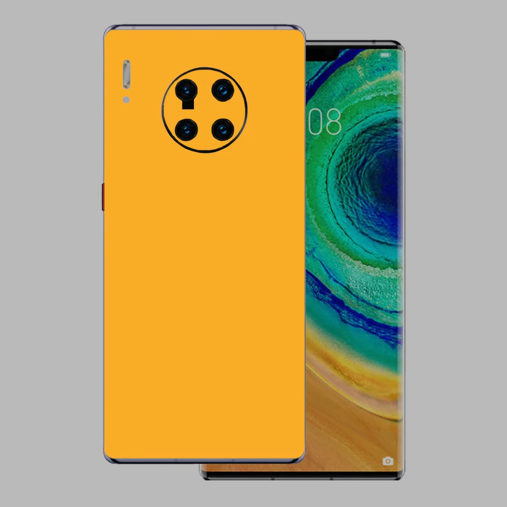Huawei Mate 30 Pro - Fényes sárga hátlap fólia