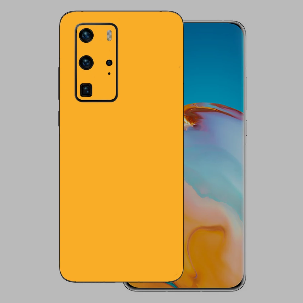 Huawei P40 Pro - Fényes sárga hátlap fólia