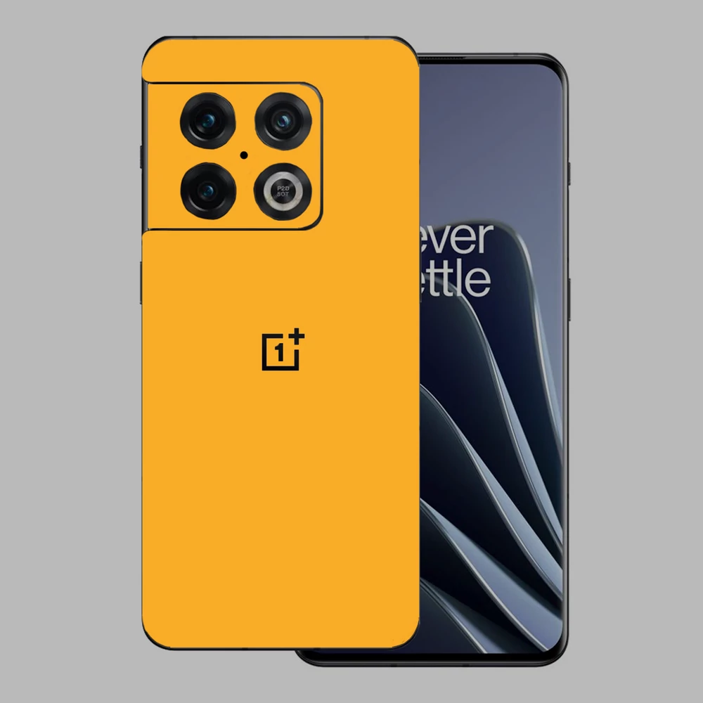 OnePlus 10 Pro - Fényes sárga hátlap fólia