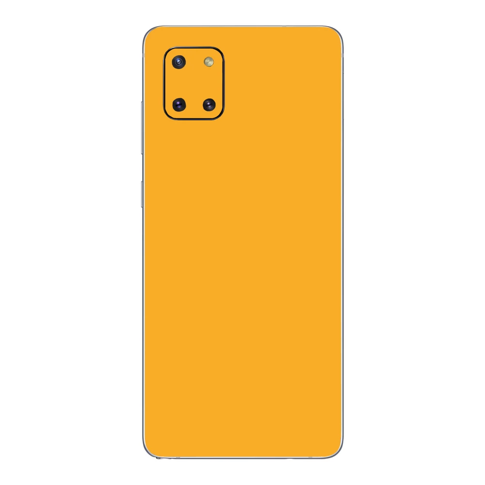 Samsung Galaxy Note 10 Lite - Fényes sárga hátlap fólia