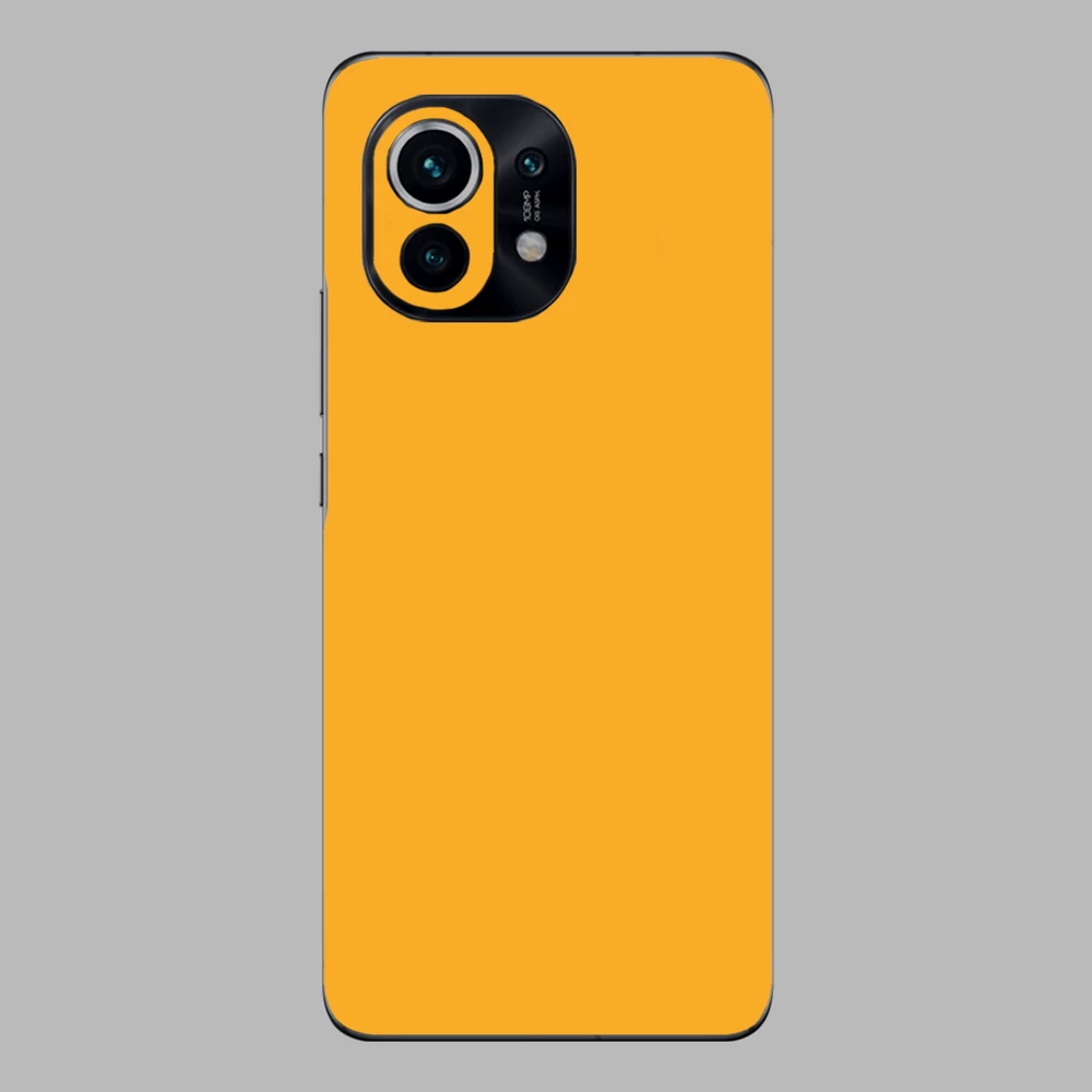 Xiaomi Mi 11 - Fényes sárga hátlap fólia