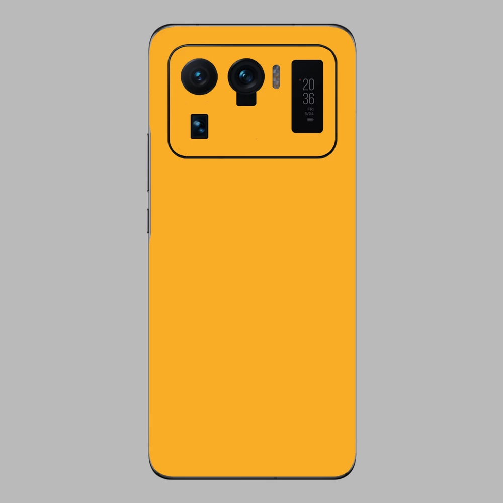 Xiaomi Mi 11 Ultra - Fényes sárga hátlap fólia