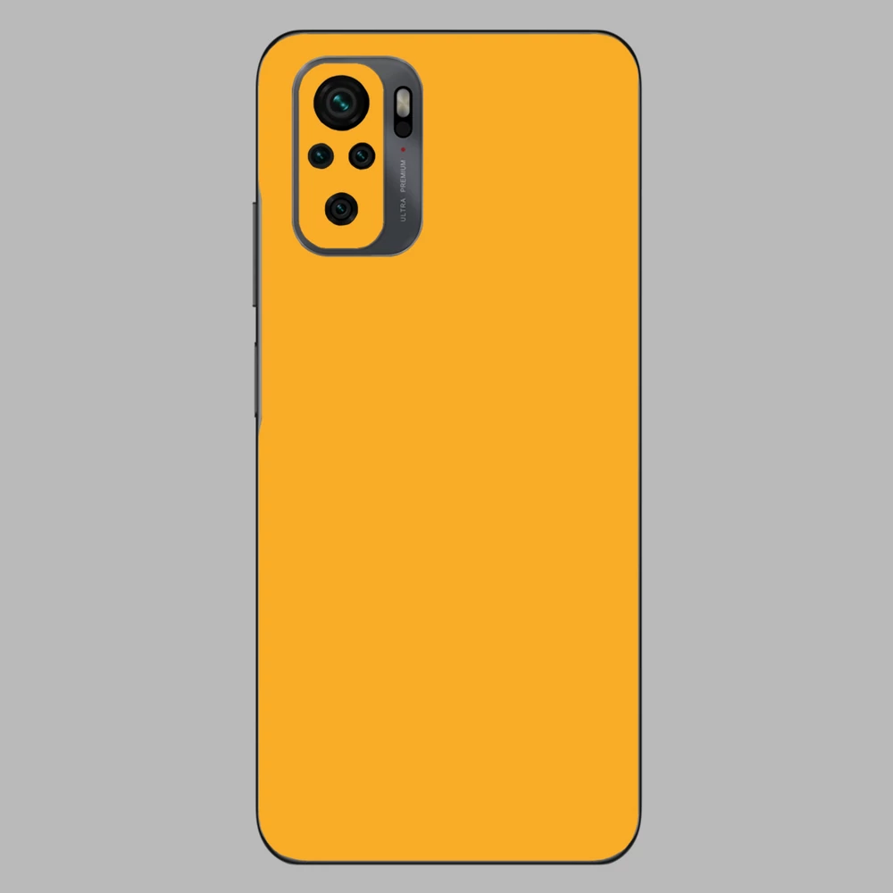 Xiaomi Redmi Note 10 - Fényes sárga hátlap fólia
