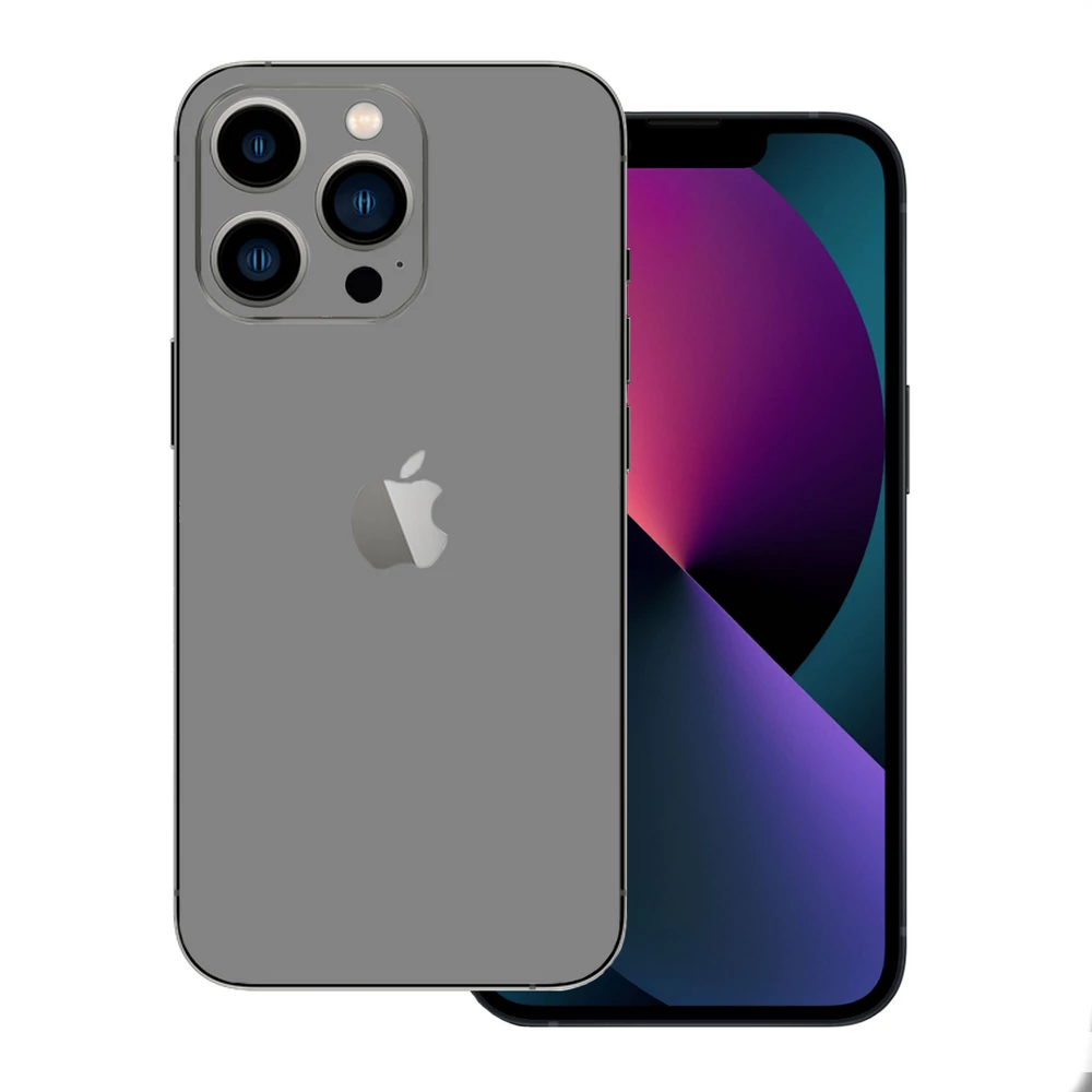 iPhone 13 Pro Max - Fényes szürke hátlap fólia