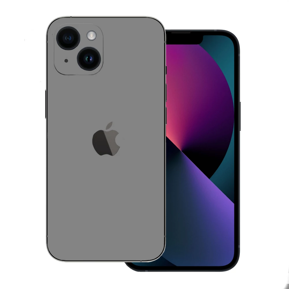 iPhone 15 Plus - Fényes szürke hátlap fólia