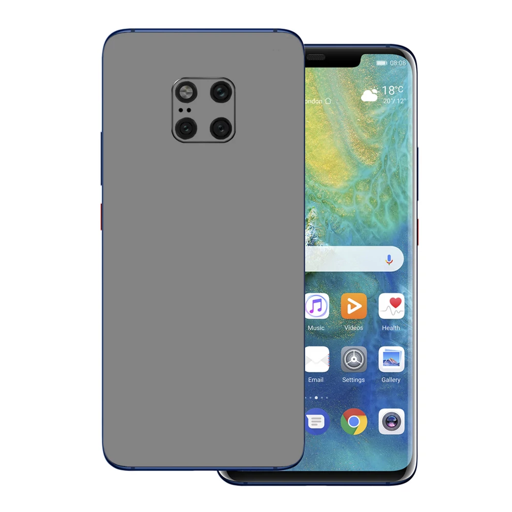 Huawei Mate 20 Pro - Fényes szürke hátlap fólia