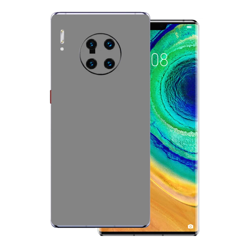 Huawei Mate 30 Pro - Fényes szürke hátlap fólia