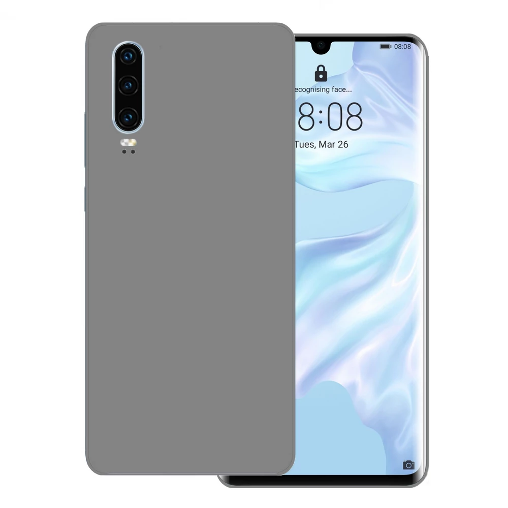 Huawei P30 - Fényes szürke hátlap fólia