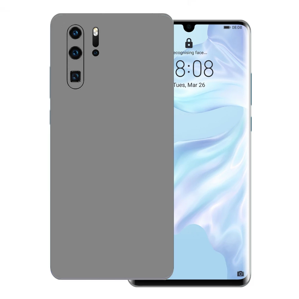 Huawei P30 Pro - Fényes szürke hátlap fólia