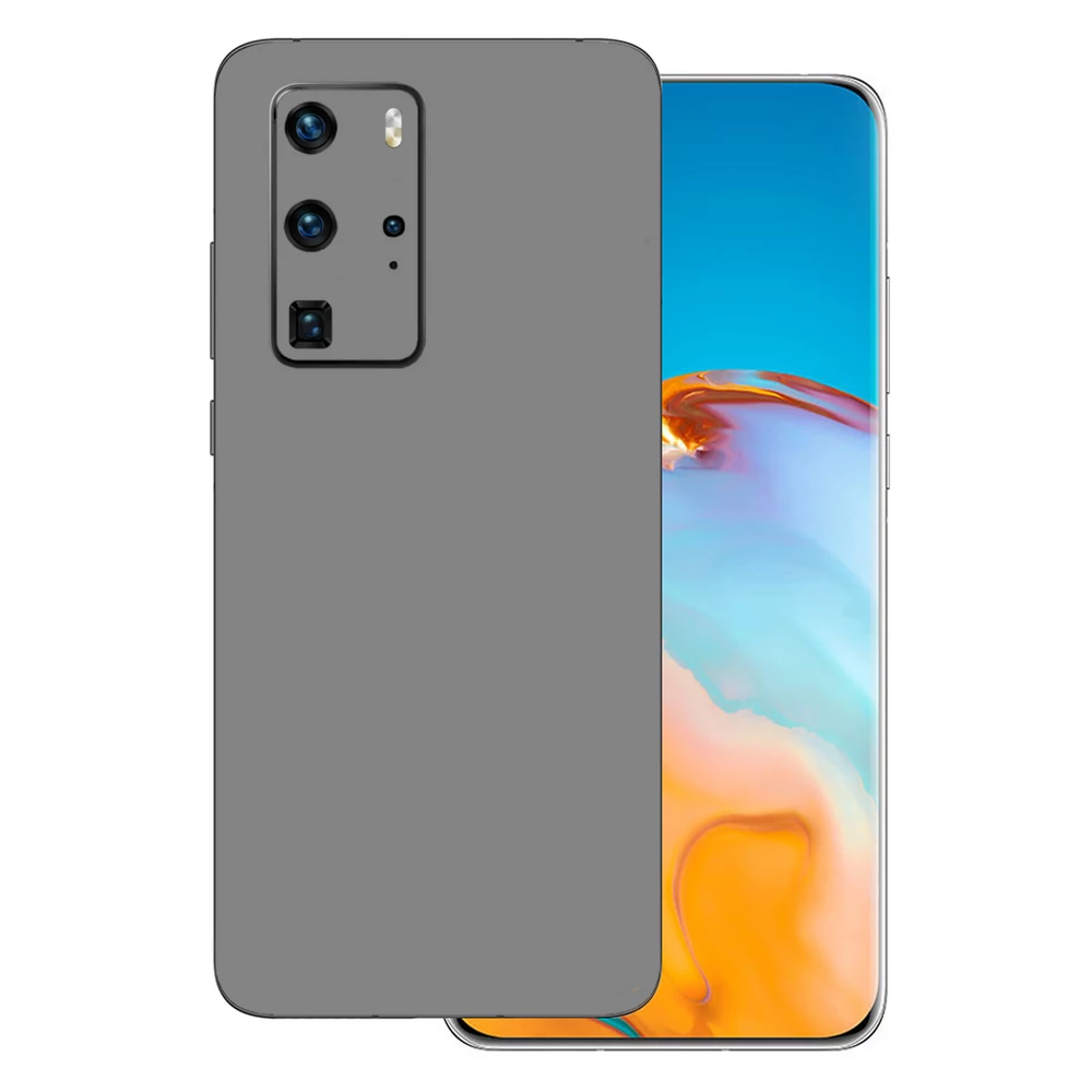 Huawei P40 Pro - Fényes szürke hátlap fólia