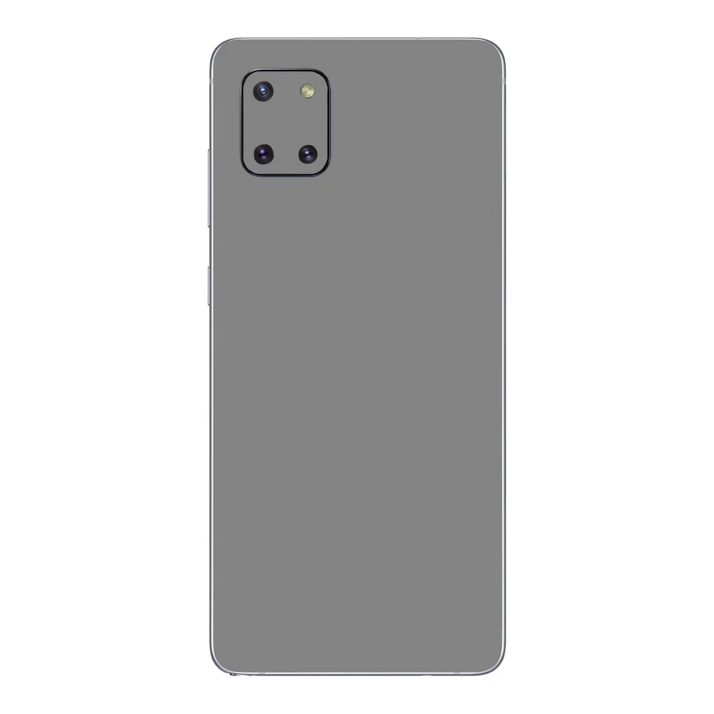 Samsung Galaxy Note 10 Lite - Fényes szürke hátlap fólia