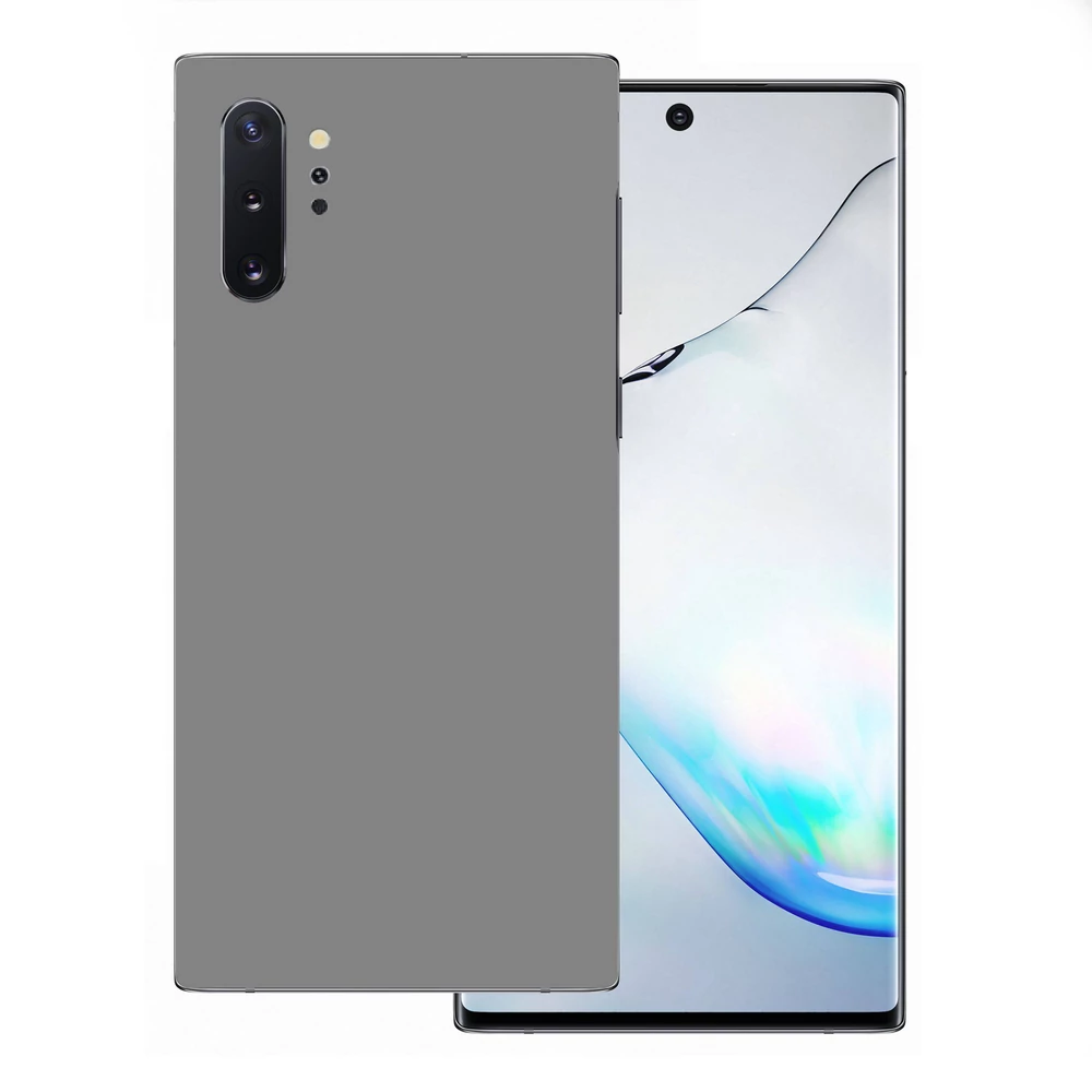Samsung Galaxy Note 10 Plus - Fényes szürke hátlap fólia