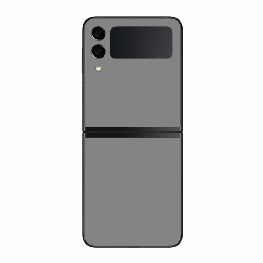 Samsung Galaxy Z Flip 3 - Fényes szürke hátlap fólia