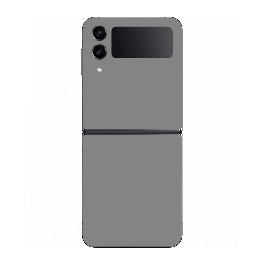 Samsung Galaxy Z Flip 4 - Fényes szürke hátlap fólia