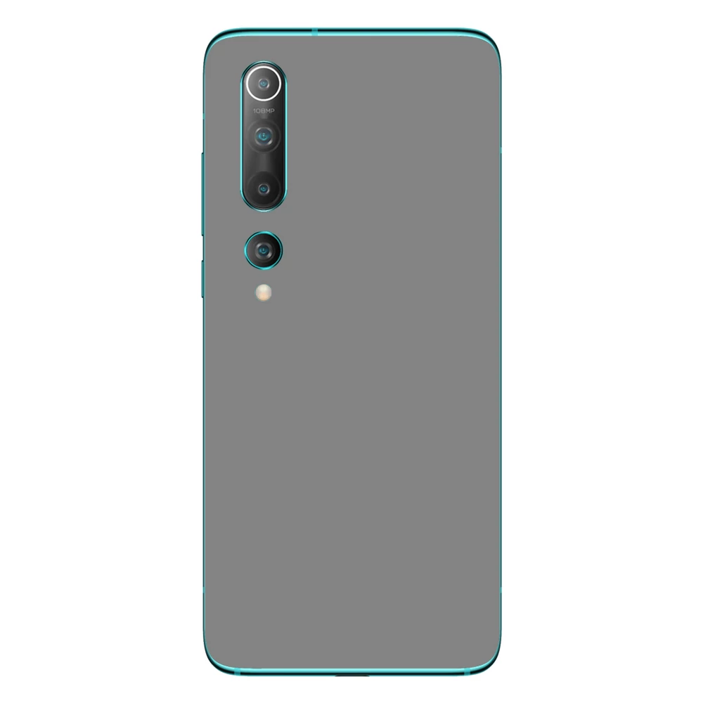 Xiaomi Mi 10 - Fényes szürke hátlap fólia