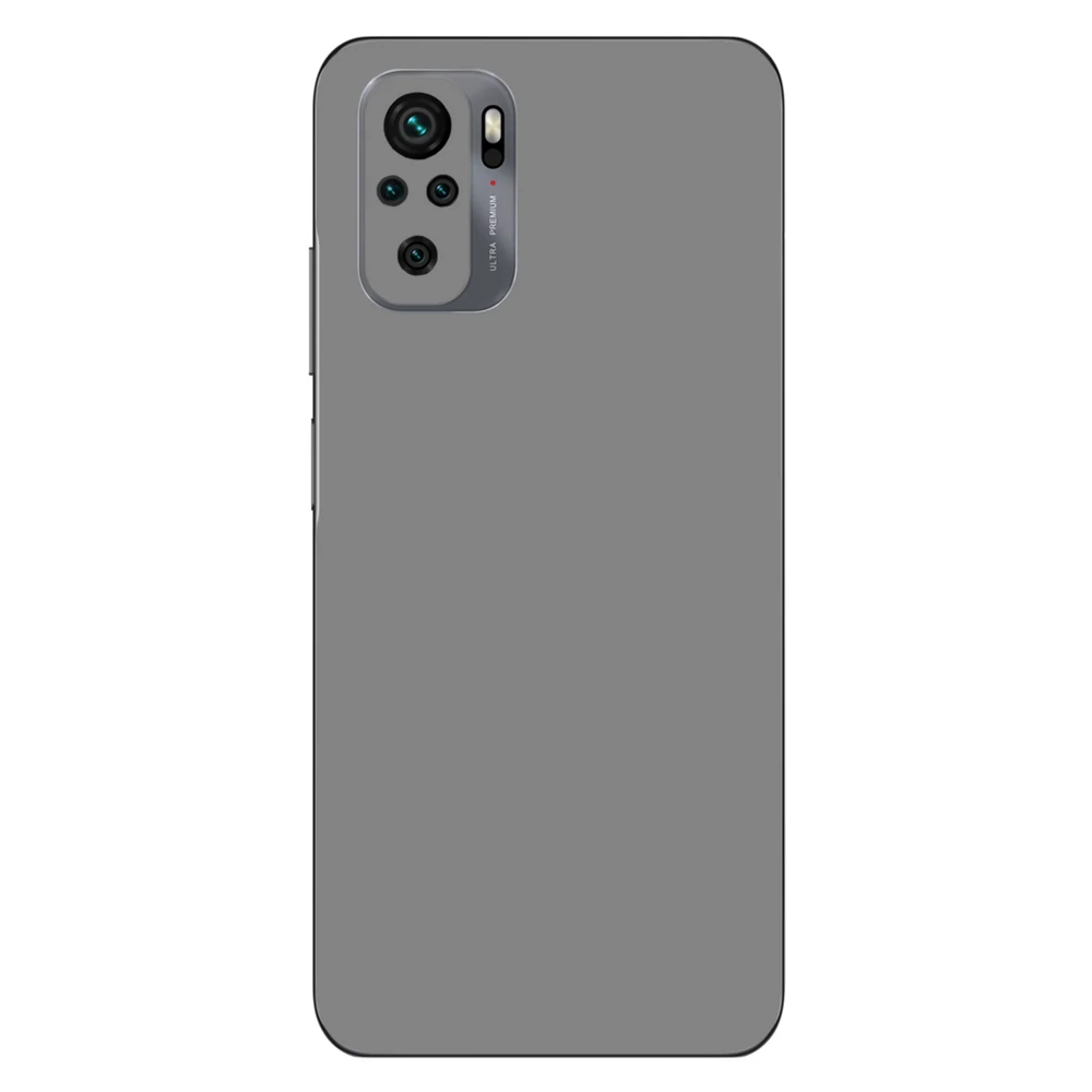 Xiaomi Redmi Note 10 - Fényes szürke hátlap fólia