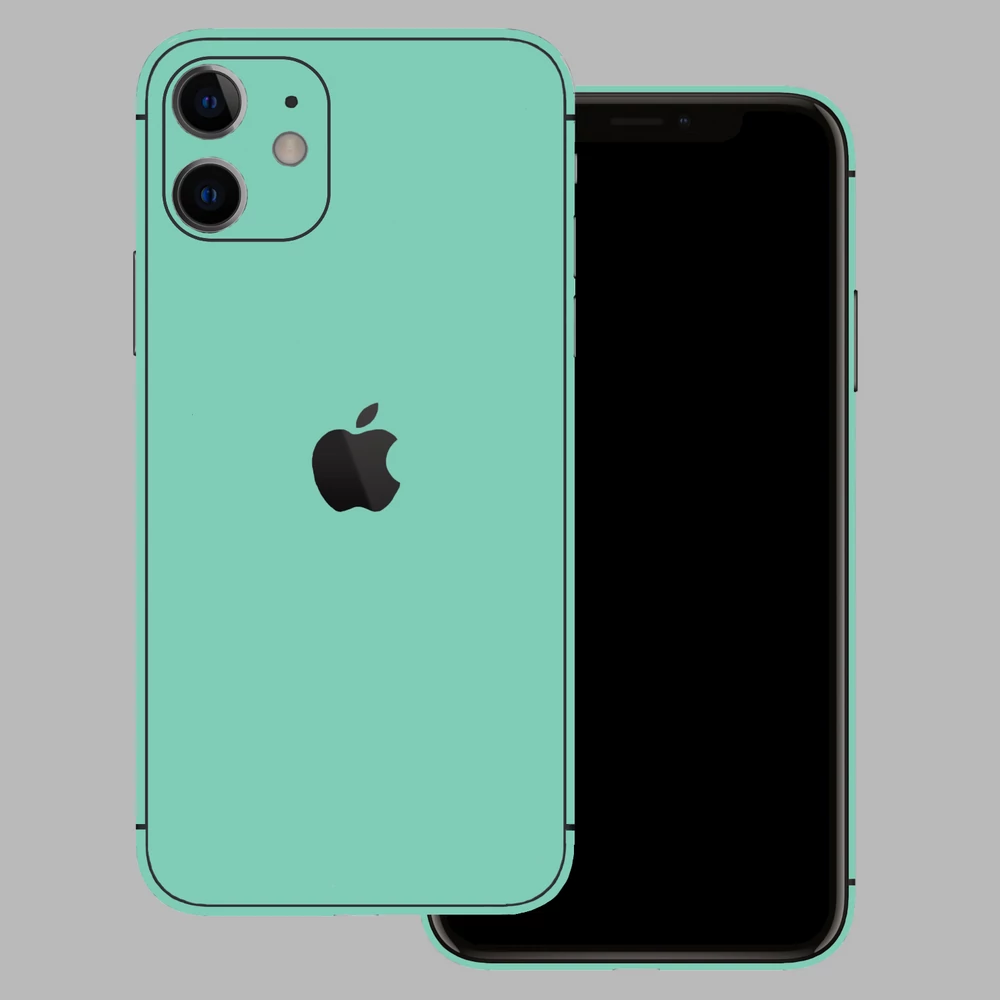 iPhone 11 - Fényes tiffany blue hátlap fólia