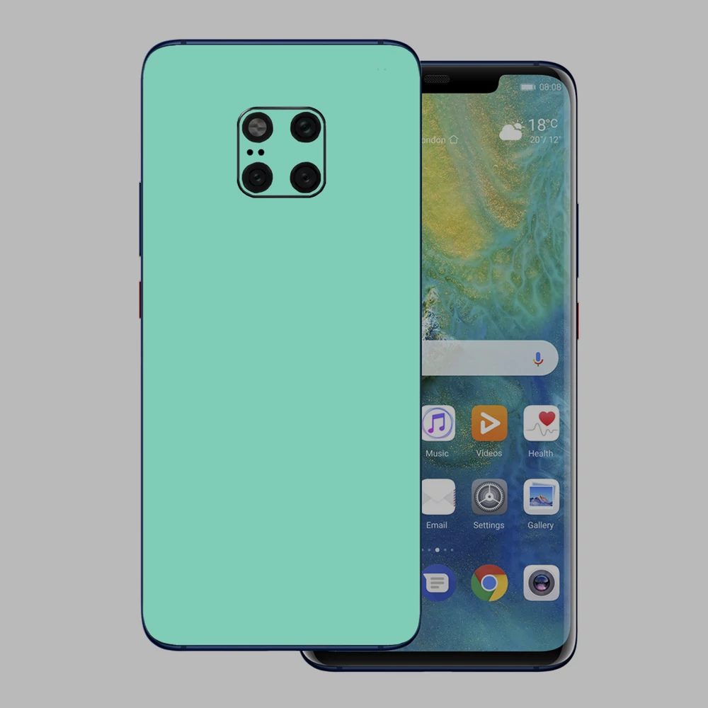 Huawei Mate 20 Pro - Fényes tiffany blue hátlap fólia