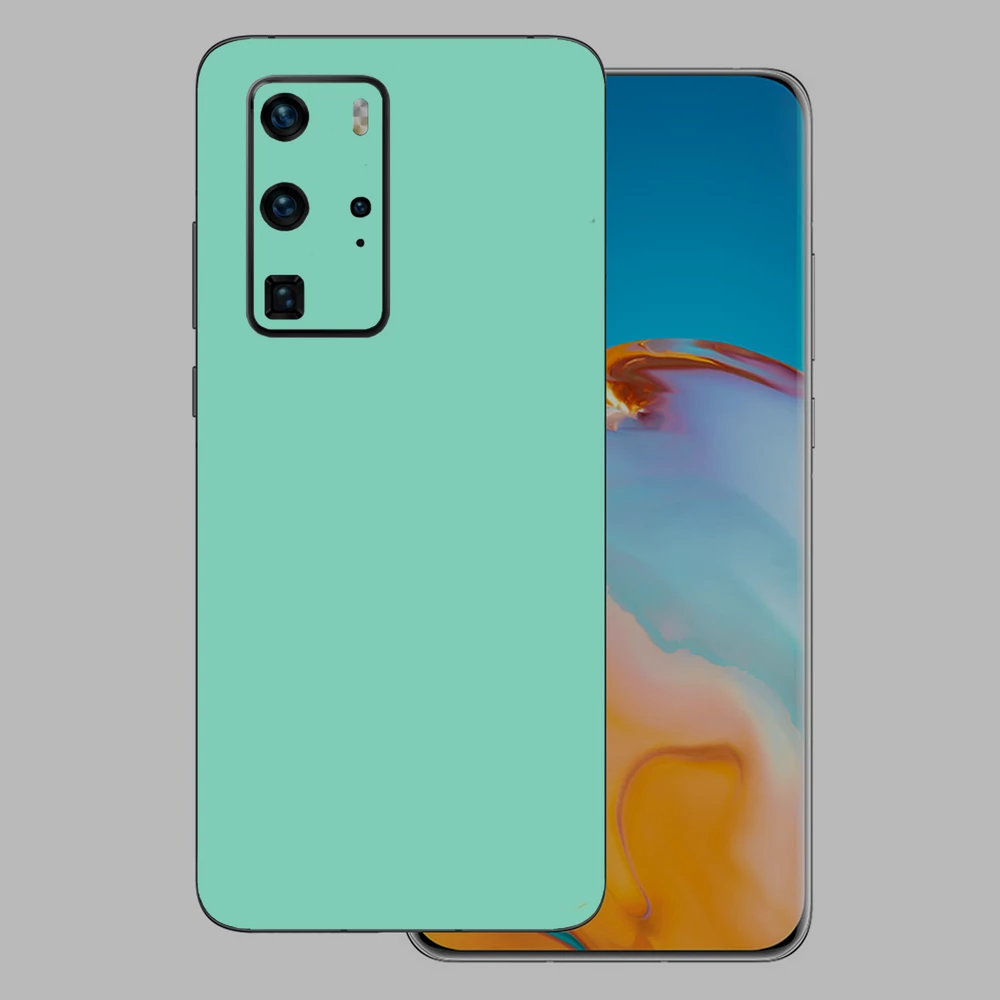 Huawei P40 Pro - Fényes tiffany blue hátlap fólia