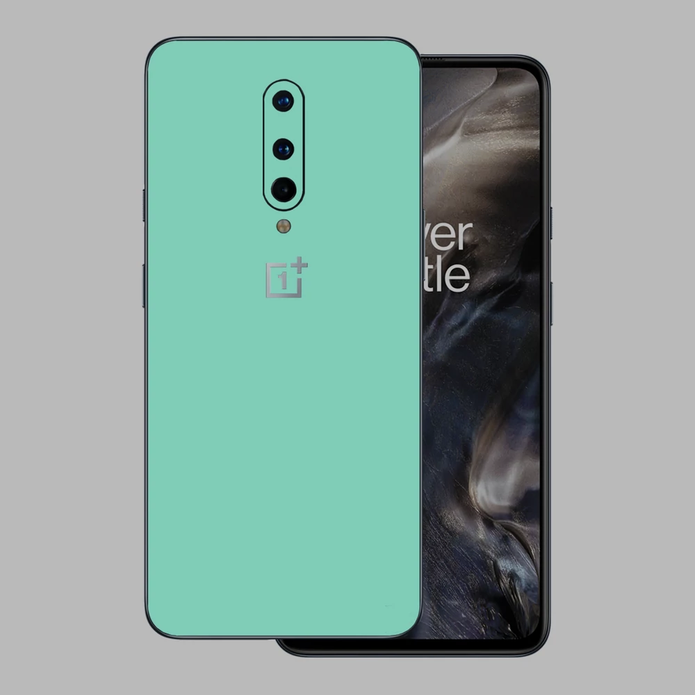 OnePlus 8 - Fényes tiffany blue hátlap fólia